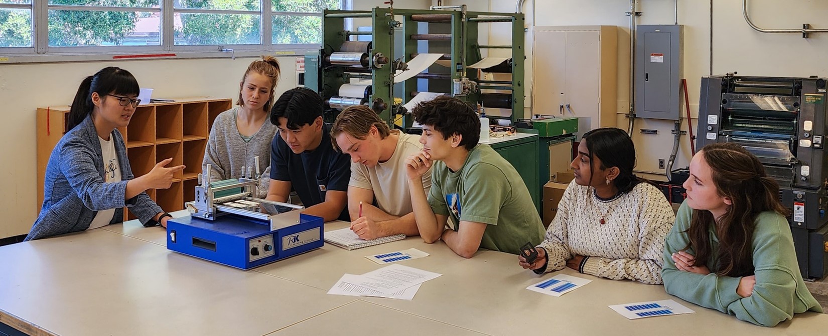 Cal Poly - In the lab Gravure process